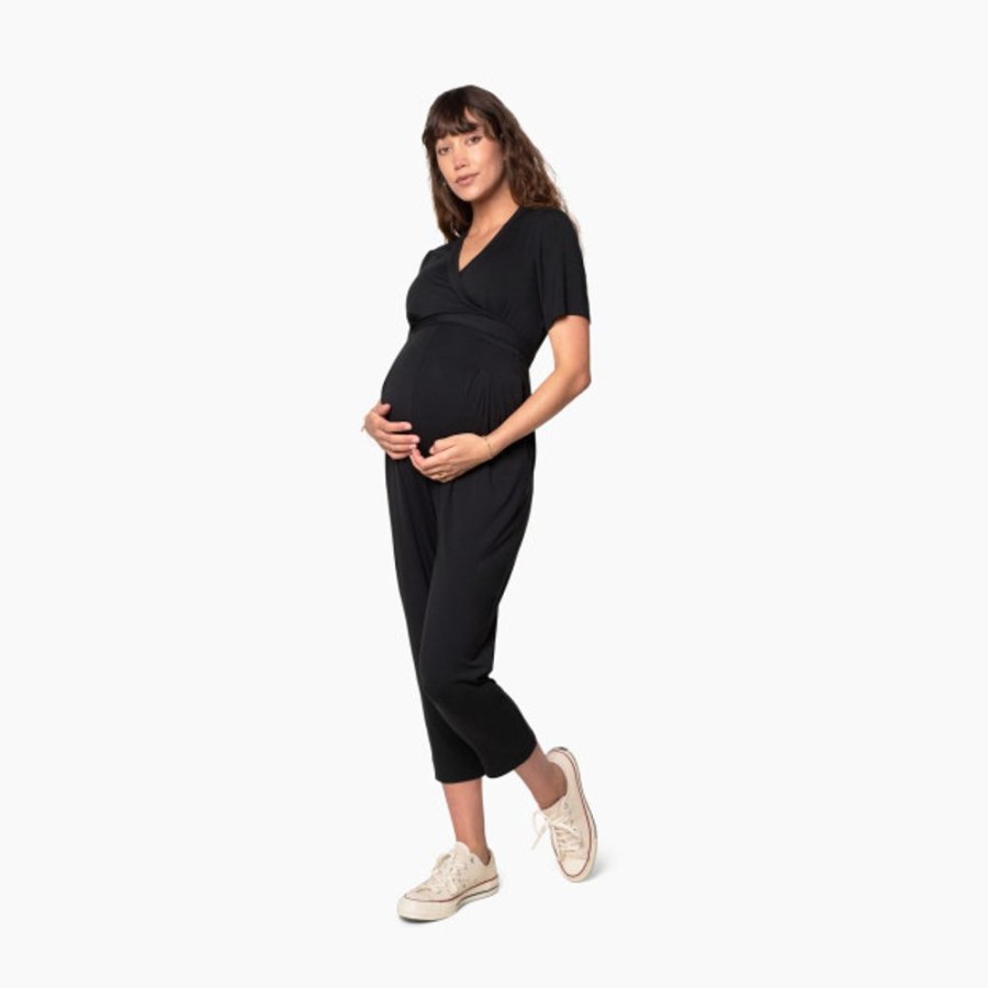 Clothing & Accessories Ingrid and Isabel Maternity Clothes & Intimates | Ingrid And Isabel Everywhere Short Sleeve Jumpsuit