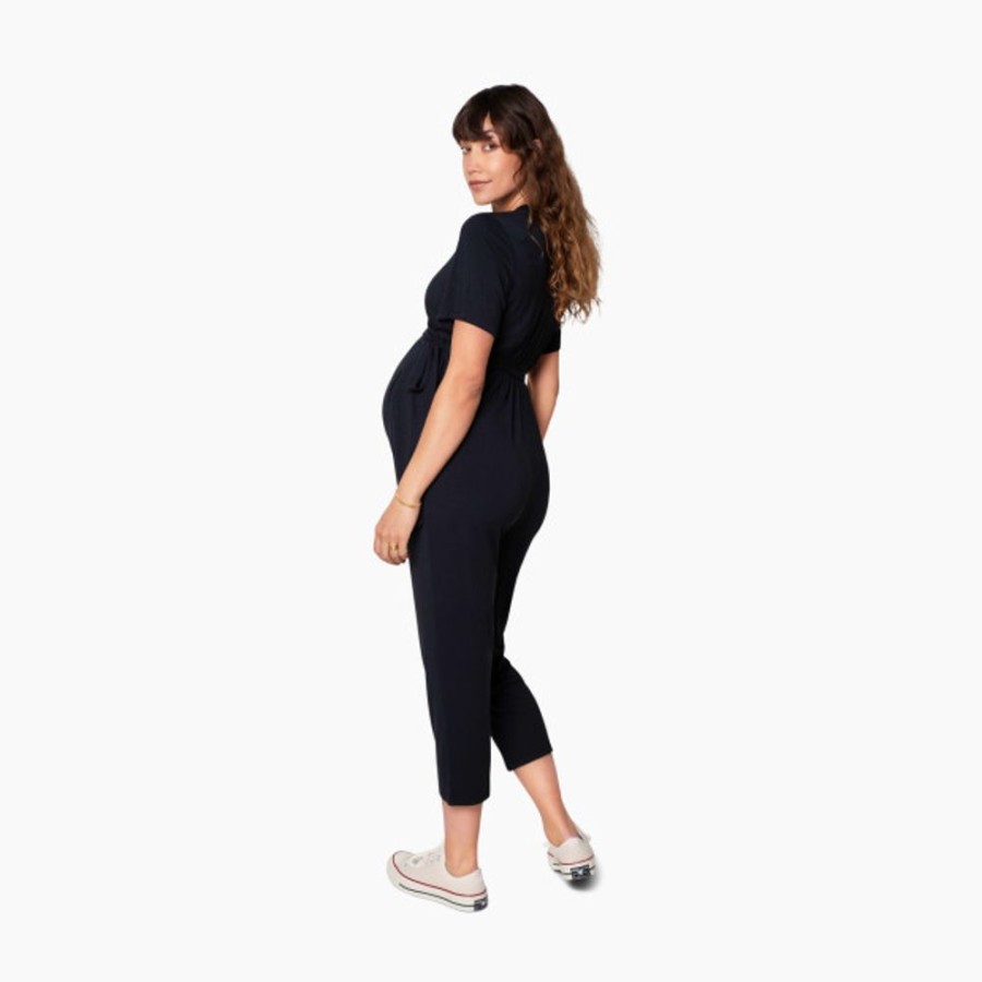 Clothing & Accessories Ingrid and Isabel Maternity Clothes & Intimates | Ingrid And Isabel Everywhere Short Sleeve Jumpsuit