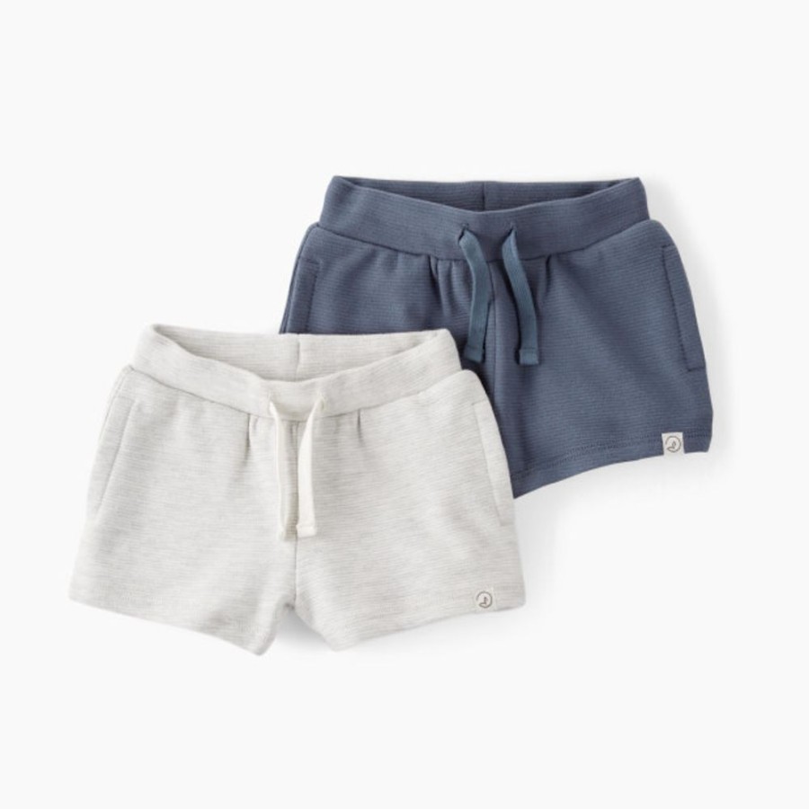 Clothing & Accessories Carter's | Carter'S Little Planet 2-Pack Organic Cotton Textured Shorts