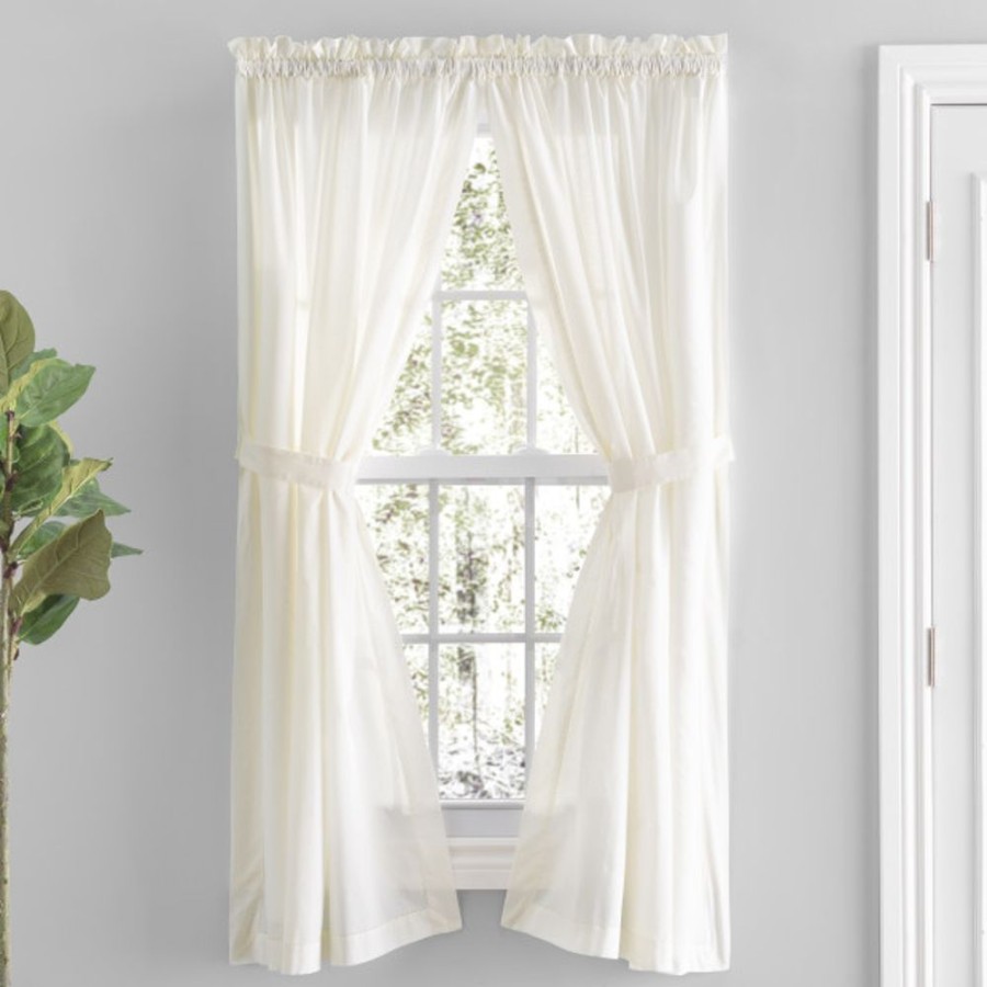 Nursery Ricardo Trading Curtains | Ricardo Trading Simplicity Rod Pocket Tailored Panel Pair W/Tiebacks