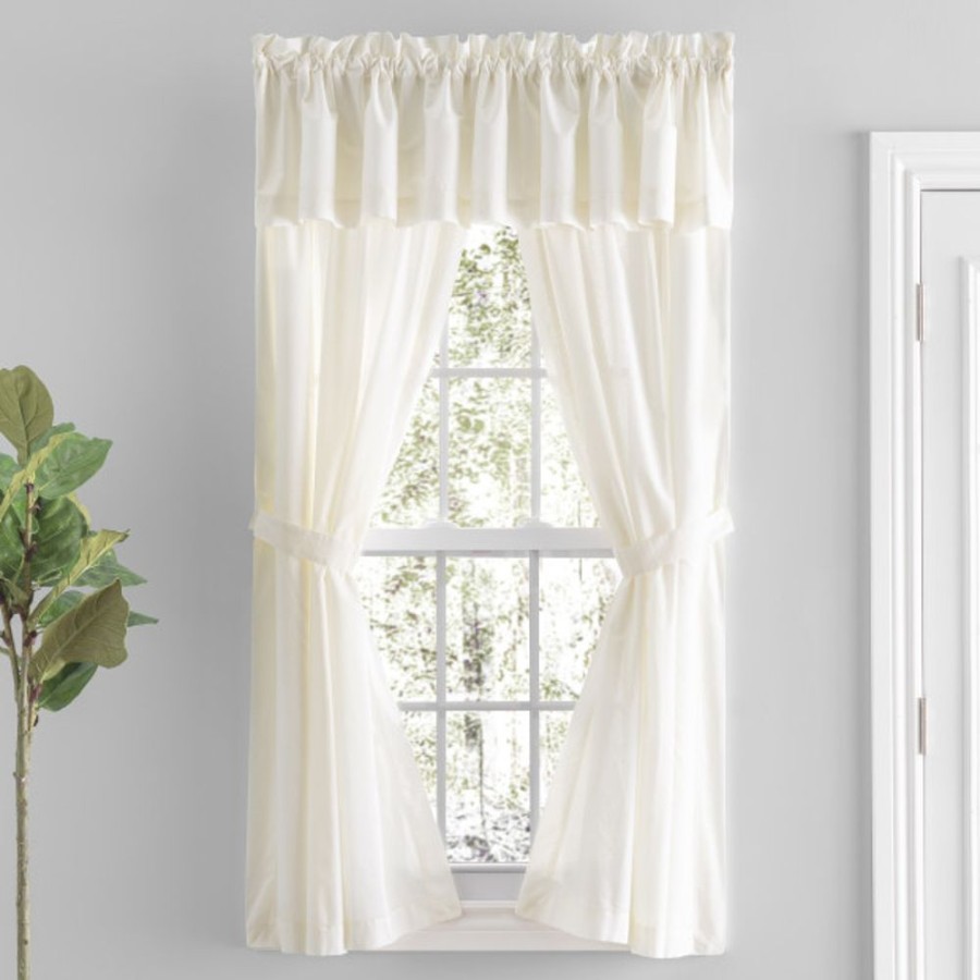 Nursery Ricardo Trading Curtains | Ricardo Trading Simplicity Rod Pocket Tailored Panel Pair W/Tiebacks