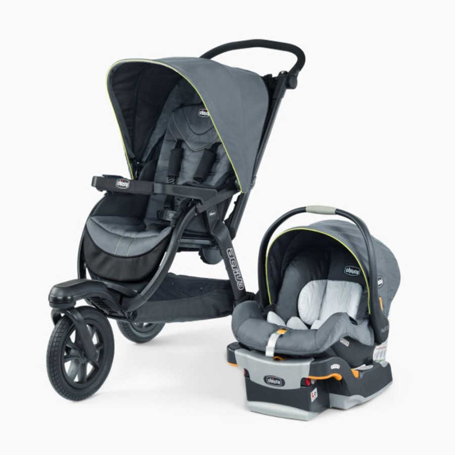 Strollers Chicco | Chicco Activ3 Jogging Travel System