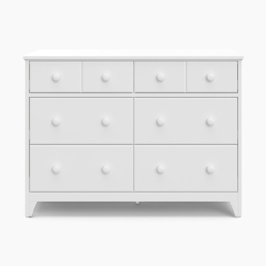 Nursery Storkcraft Dressers & Changing Tables | Storkcraft Moss 6 Drawer Double Dresser