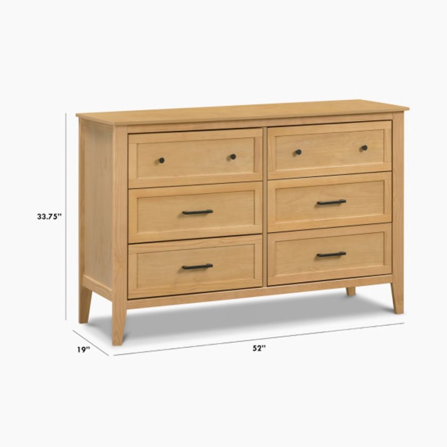 Nursery DaVinci Dressers & Changing Tables | Davinci Sawyer Farmhouse 6-Drawer Dresser