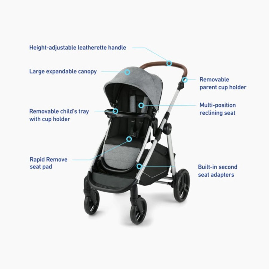 Strollers Graco | Graco Modes Nest2Grow Travel System