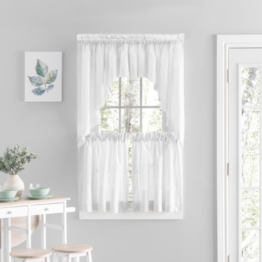 Nursery Ricardo Trading Curtains | Ricardo Trading Simplicity Rod Pocket Tailored Tier Pair