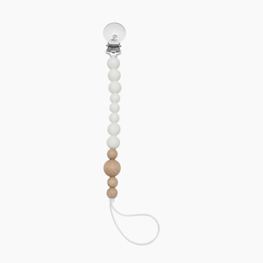 Nursing & Feeding Loulou Lollipop | Loulou Lollipop Colorblock Wood & Silicone Pacifier Clip