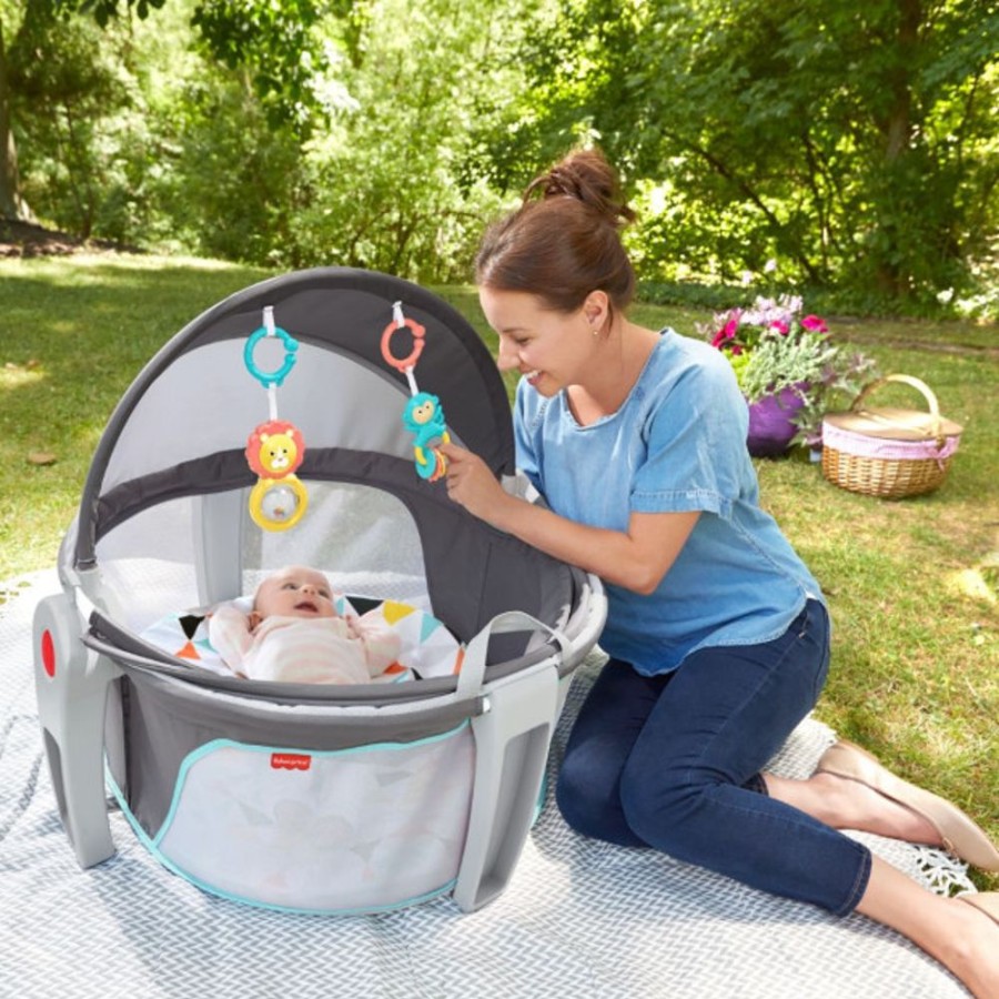 Toys & Activity Fisher-Price Playards | Fisher-Price On-The-Go Baby Dome