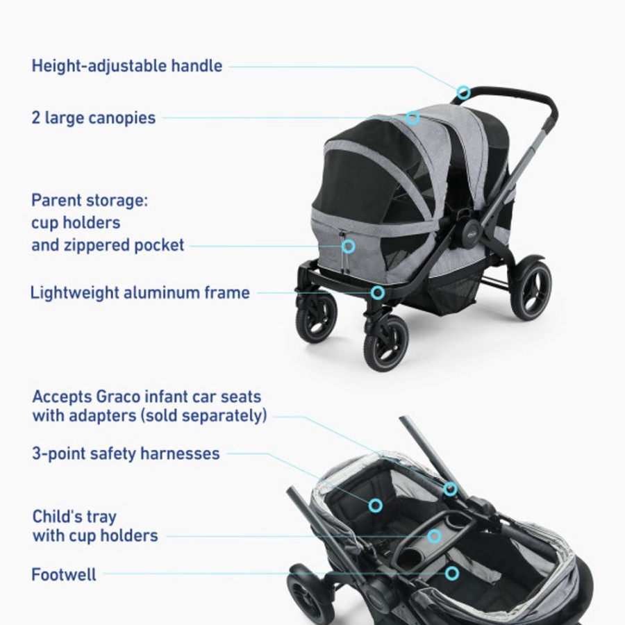 Strollers Graco | Graco Modes Adventure Stroller Wagon