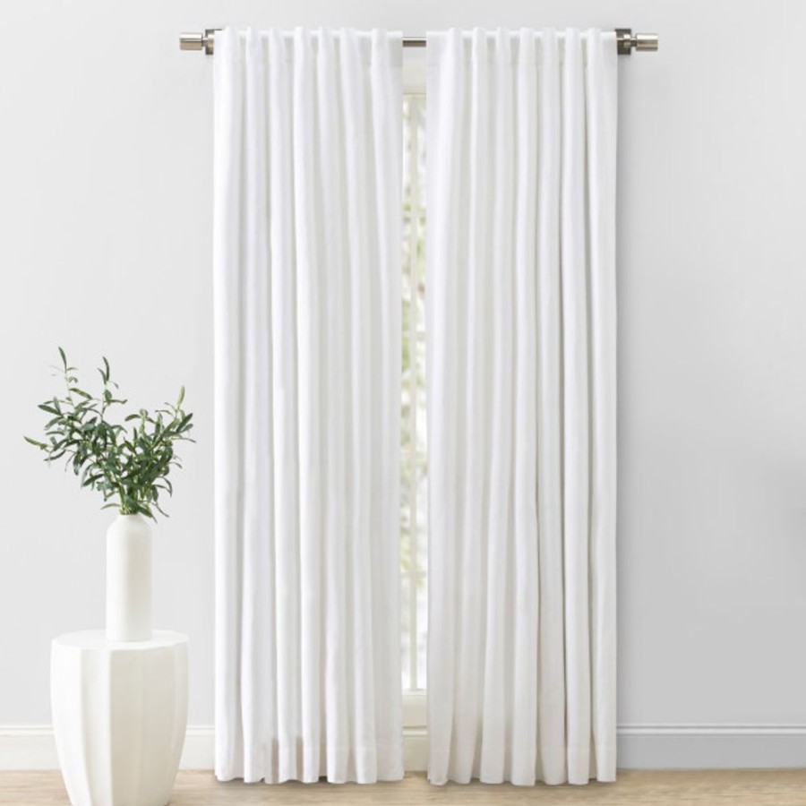 Nursery Ricardo Trading Nursery Themes | Ricardo Trading Herringbone Lined Rod Pocket W/Back Tabs Window Panel Curtain