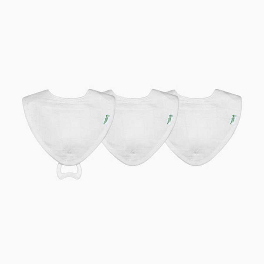 Nursing & Feeding GREEN SPROUTS | Green Sprouts Organic Cotton Muslin Teether Bibs (3 Pack)