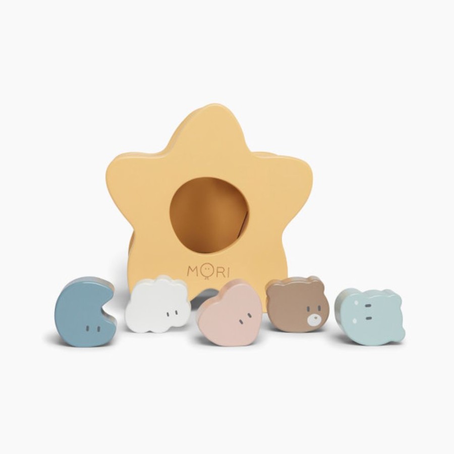 Nursery MORI Toddler Toys | Mori Wooden Star Shape Sorter.