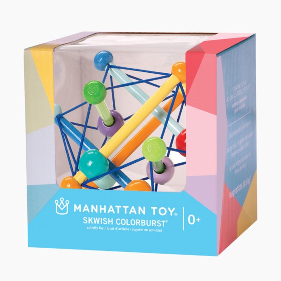 Nursery Manhattan Toy Teethers & Rattles | Manhattan Toy Skwish Infant Rattle