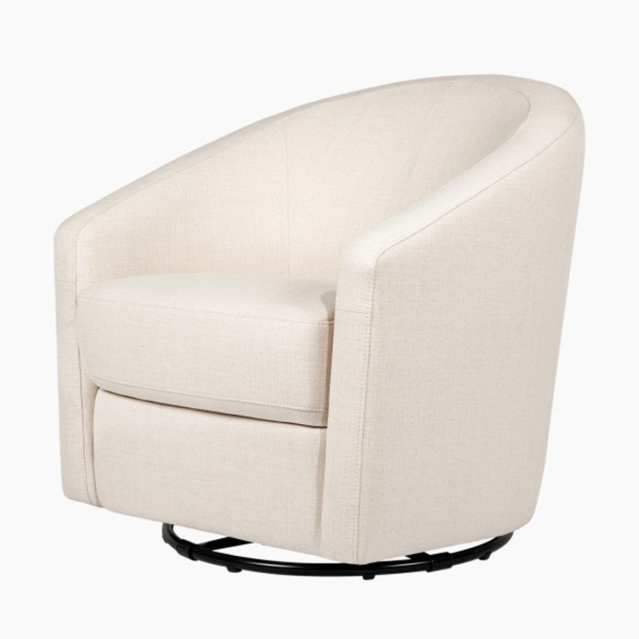 Nursery babyletto Rockers & Gliders | Babyletto Madison Eco Twill Swivel Glider