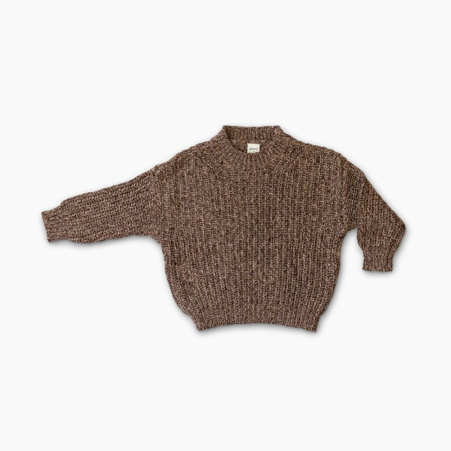 Clothing & Accessories Goumi Kids | Goumi Kids Organic Cotton Knit Oversized Sweater