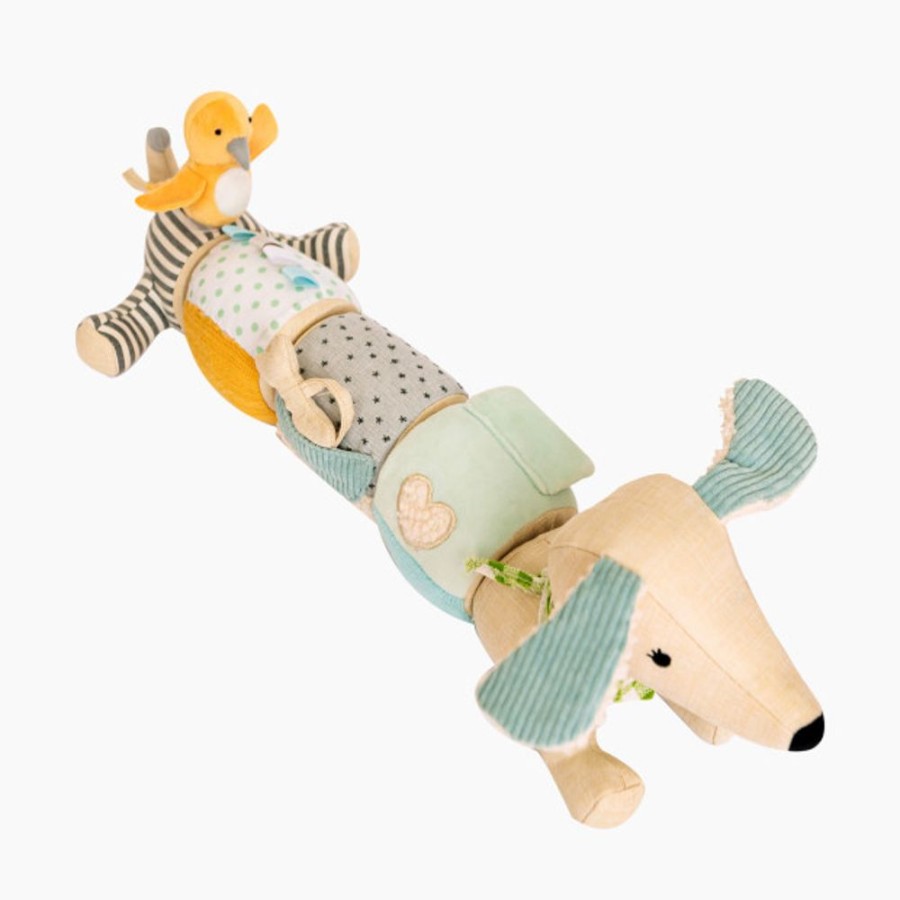 Nursery Wonder & Wise Baby Toys | Wonder & Wise Pull Apart Pup Soft Toy.