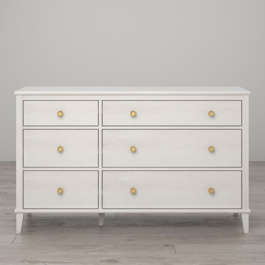 Nursery Little Seeds Dressers & Changing Tables | Little Seeds Monarch Hill Poppy 6 Drawer Dresser