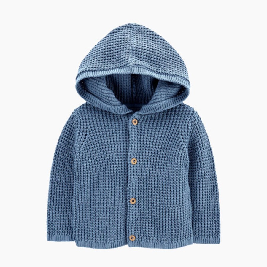 Clothing & Accessories Carter's | Carter'S Hooded Cotton Cardigan