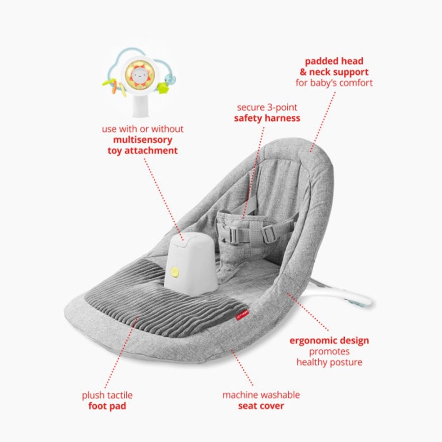 Toys & Activity Skip Hop | Skip Hop Silver Lining Cloud Upright Floor Seat.