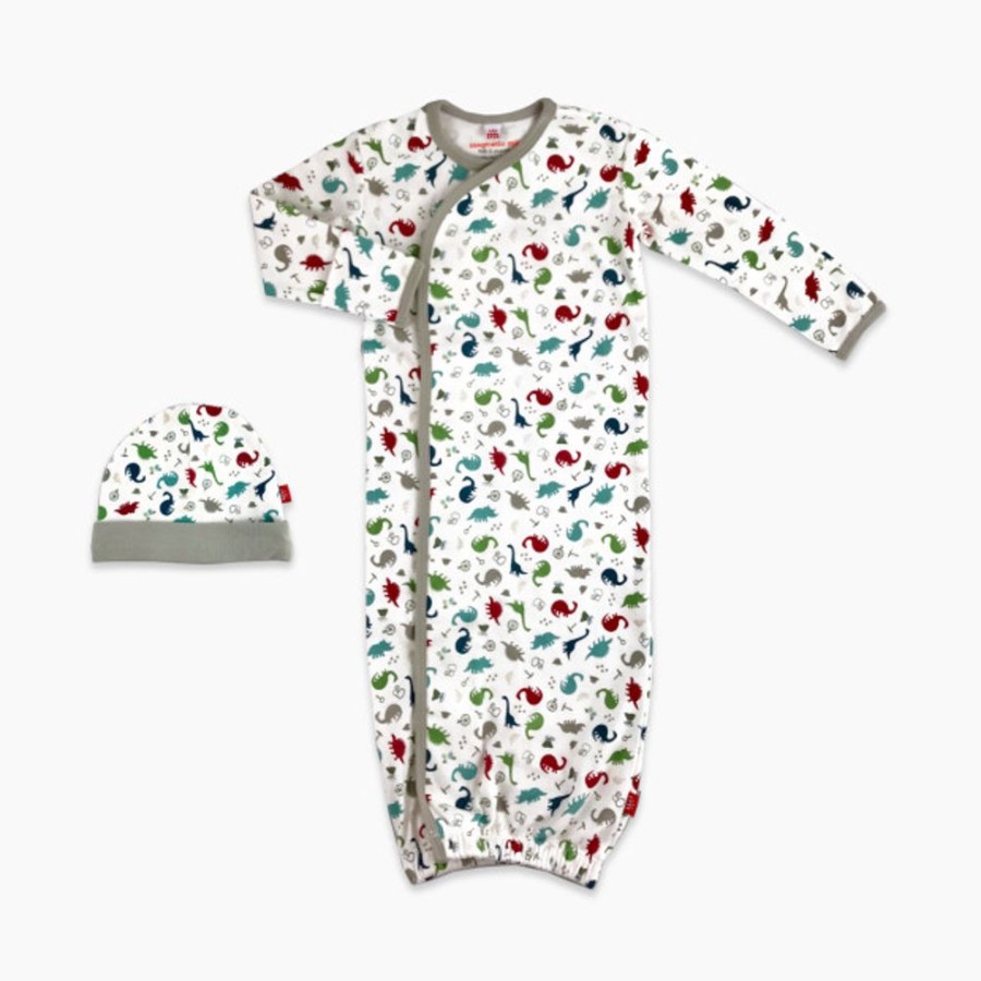 Clothing & Accessories Magnetic Me | Magnetic Me Organic Cotton Gown & Hat Set