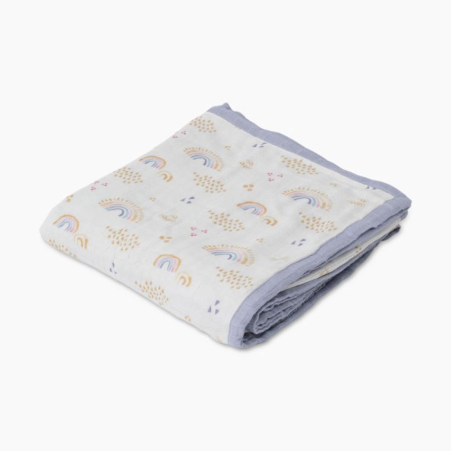 Nursery Little Unicorn Blankets | Little Unicorn Deluxe Muslin Original Quilt