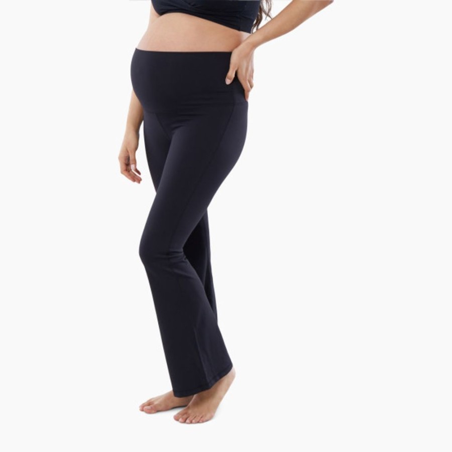 Clothing & Accessories Ingrid and Isabel Maternity Clothes & Intimates | Ingrid And Isabel Fold Down Flare Legging