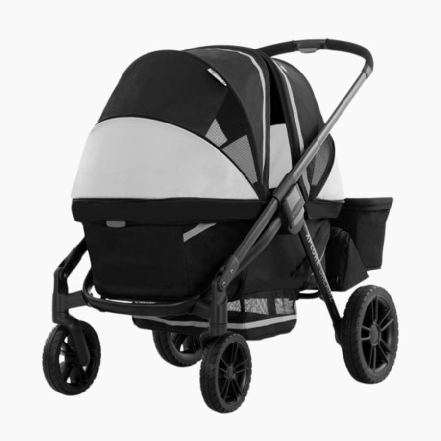 Strollers Evenflo | Evenflo Pivot Xplore Dreamz All-Terrain Stroller Wagon With Bassinet Insert