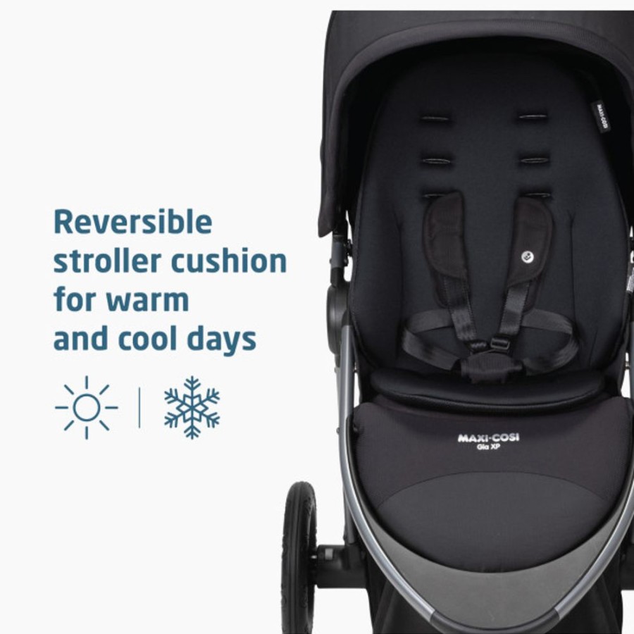 Strollers Maxi-Cosi | Maxi-Cosi Gia Xp Luxe 3-Wheel Travel System