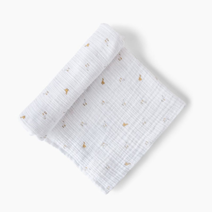 Clothing & Accessories Pehr Swaddle Blankets | Pehr Organic Cotton Muslin Swaddle