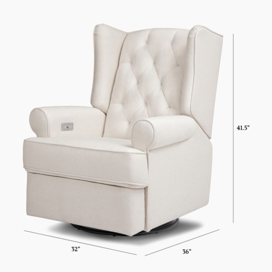 Nursery Namesake Nursery Themes | Namesake Harbour Electronic Recliner & Swivel Glider