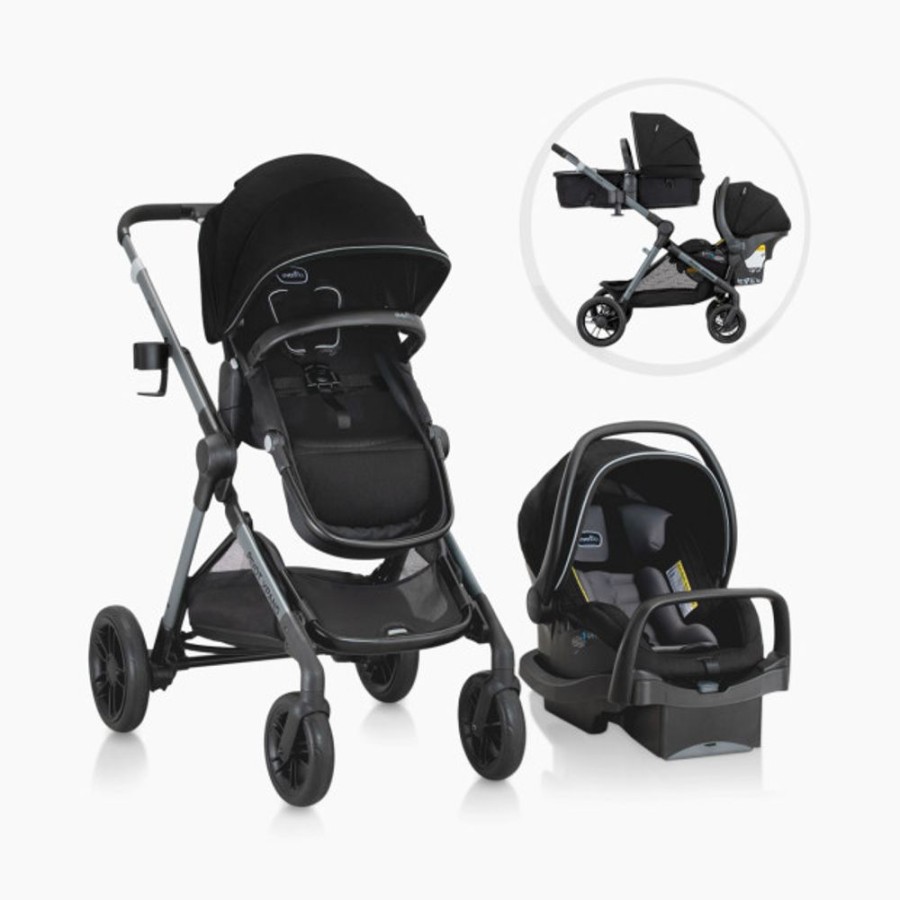 Strollers Evenflo | Evenflo Pivot Xpand Travel System With Litemax