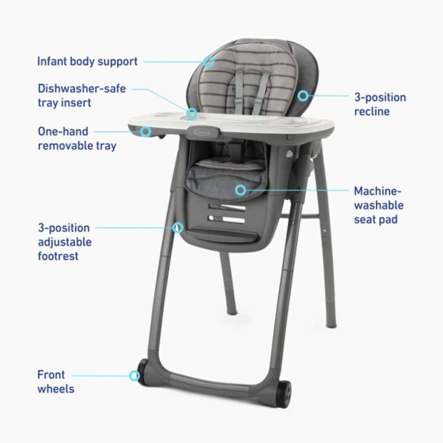 Nursing & Feeding Graco | Graco Table2Table Premier Fold 7-In-1 High Chair