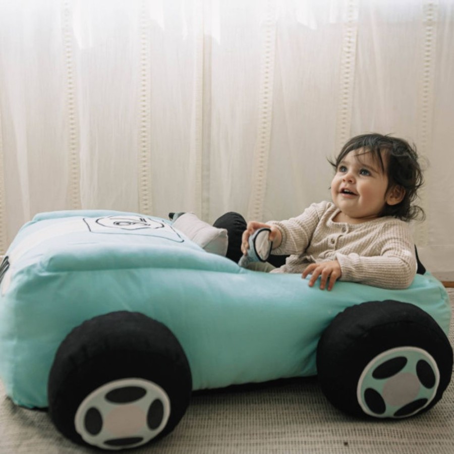 Nursery Wonder & Wise Rockers & Gliders | Wonder & Wise Mini Driver Plush Baby Car.