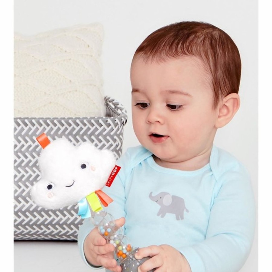 Nursery Skip Hop Teethers & Rattles | Skip Hop Silver Lining Cloud Rainstick Rattle.