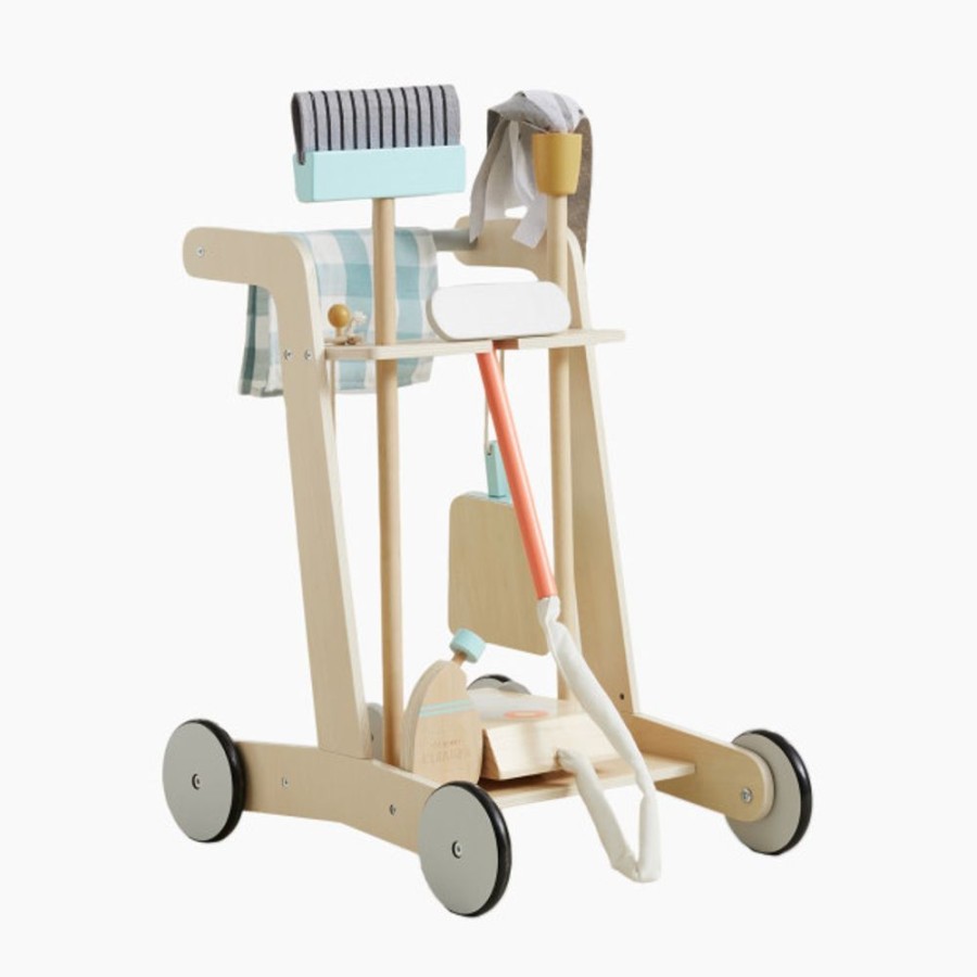 Nursery Wonder & Wise Toddler Toys | Wonder & Wise Smart Cleaning Cart.