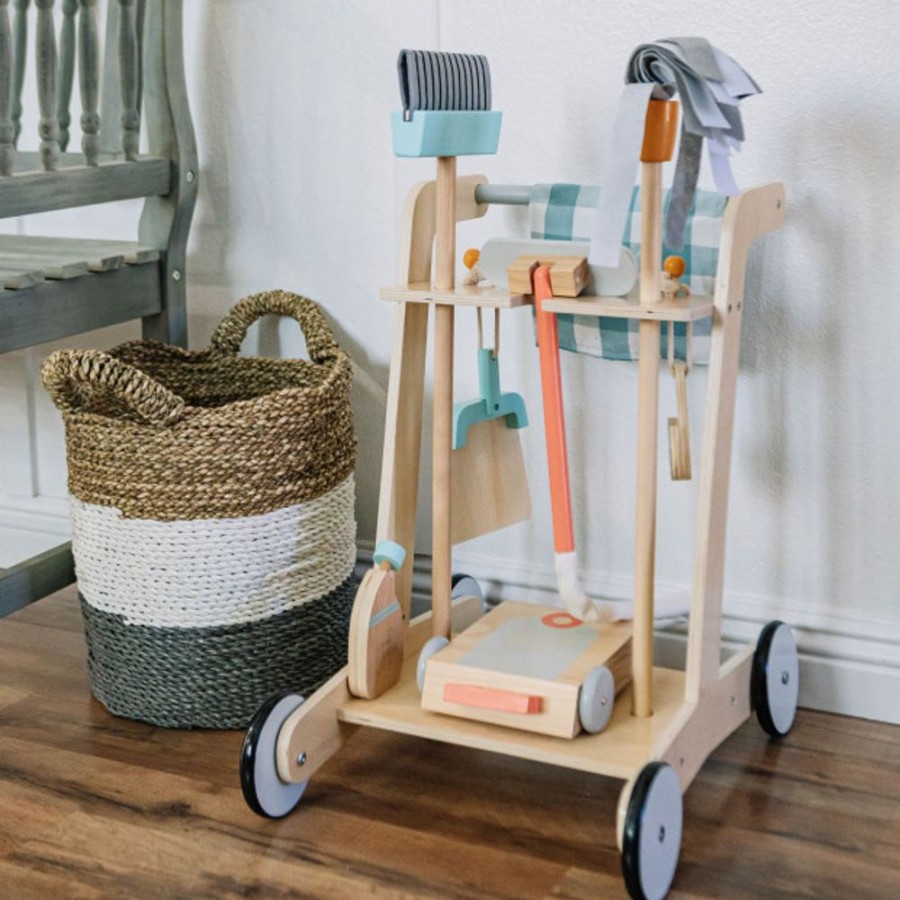 Nursery Wonder & Wise Toddler Toys | Wonder & Wise Smart Cleaning Cart.