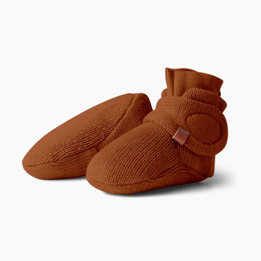 Clothing & Accessories Goumi Kids | Goumi Kids Organic Knit Stay-On Baby Booties