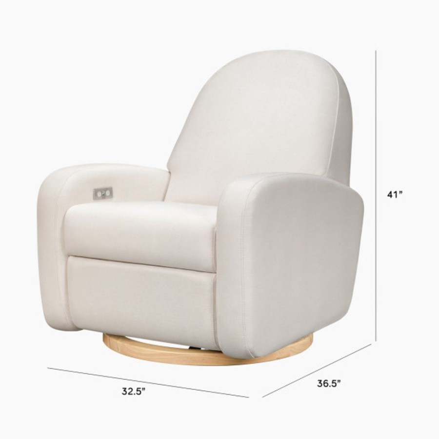 Nursery babyletto Rockers & Gliders | Babyletto Nami Electronic Recliner And Swivel Glider Recliner In Eco-Performance Fabric