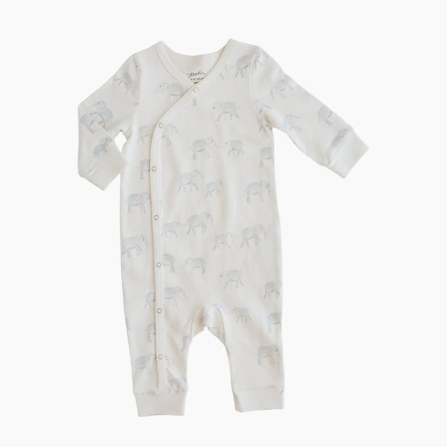 Clothing & Accessories Pehr | Pehr Organic Cotton Wrap Romper