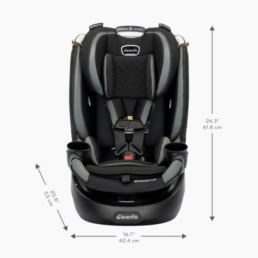 Car Seats Evenflo | Evenflo Revolve 360 Slim 2 In 1 Convertible Rotating Car Seat