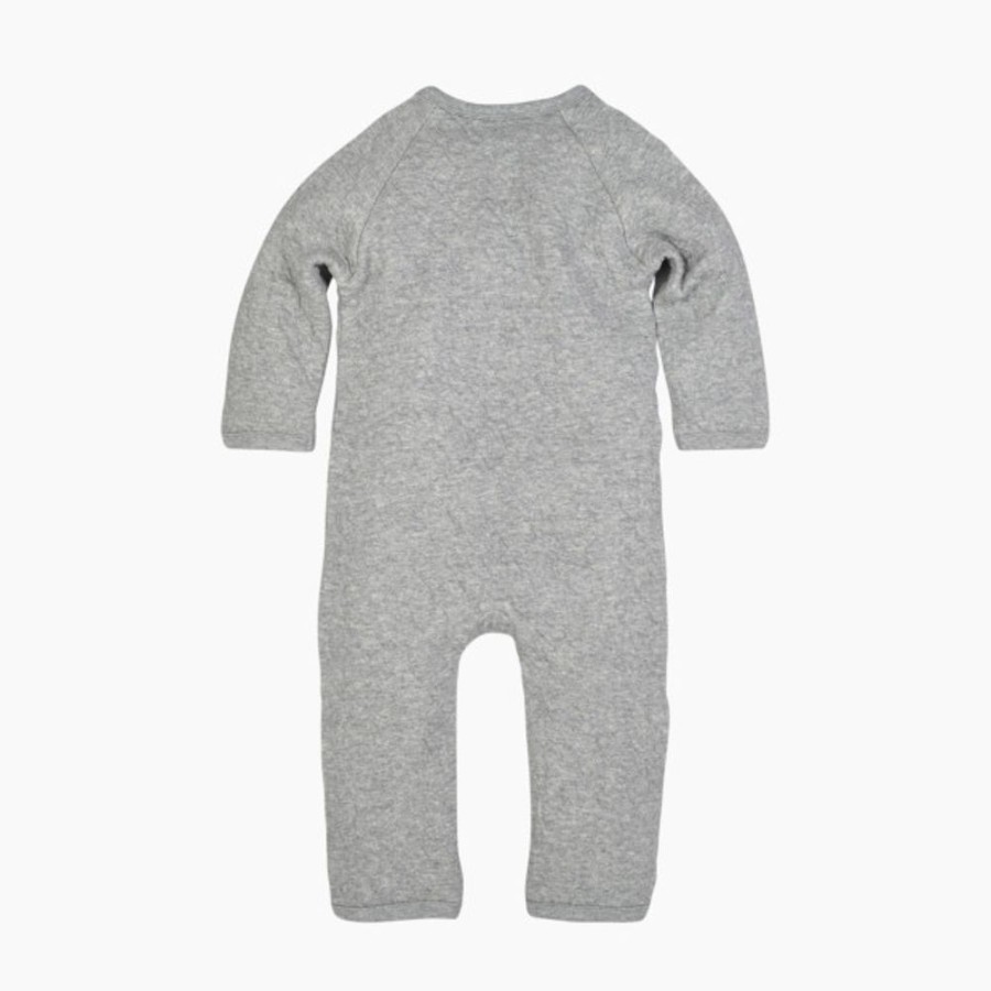 Clothing & Accessories Burt's Bees Baby | Burt'S Bees Baby Organic Quilted Bee Wrap Front Jumpsuit