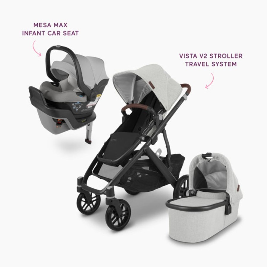 Strollers UPPAbaby | Uppababy Mesa Max Infant Car Seat & Vista V2 Stroller Travel System