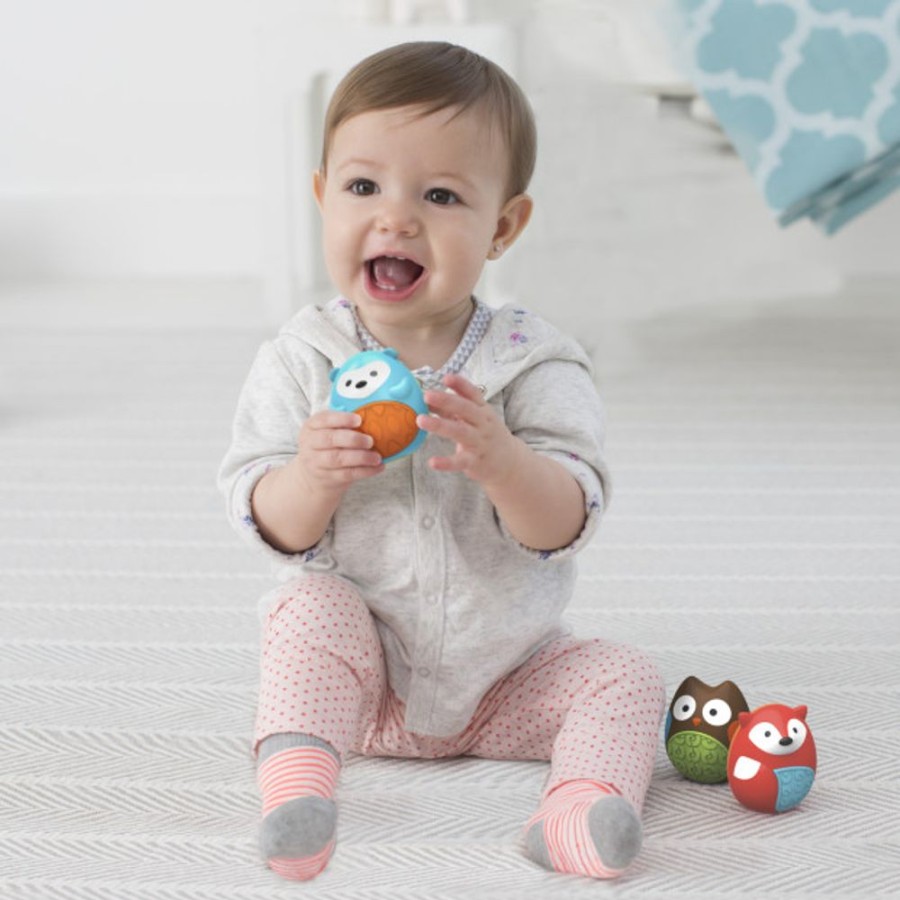 Nursery Skip Hop Teethers & Rattles | Skip Hop Musical Egg Shaker Trio Rattle.