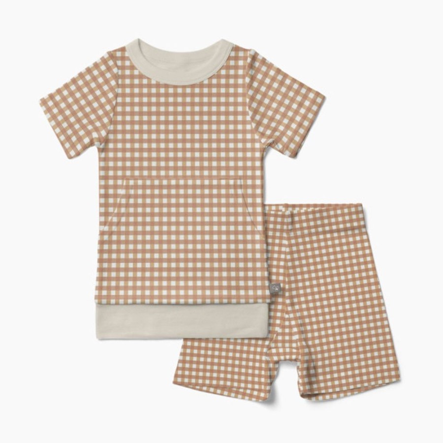 Clothing & Accessories Goumi Kids | Goumi Kids Organic Toddler Shorts And Tee Biker Set