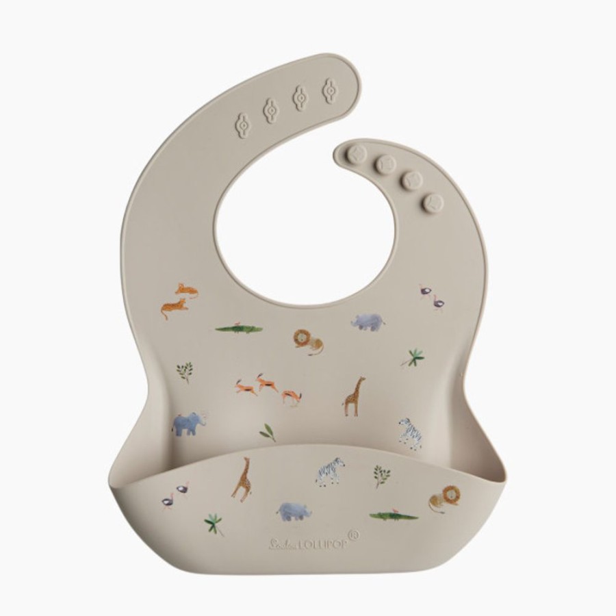 Nursing & Feeding Loulou Lollipop | Loulou Lollipop Printed Silicone Bib