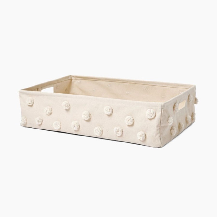 Nursery Pehr Storage | Pehr Pom Pom Hide Away Basket