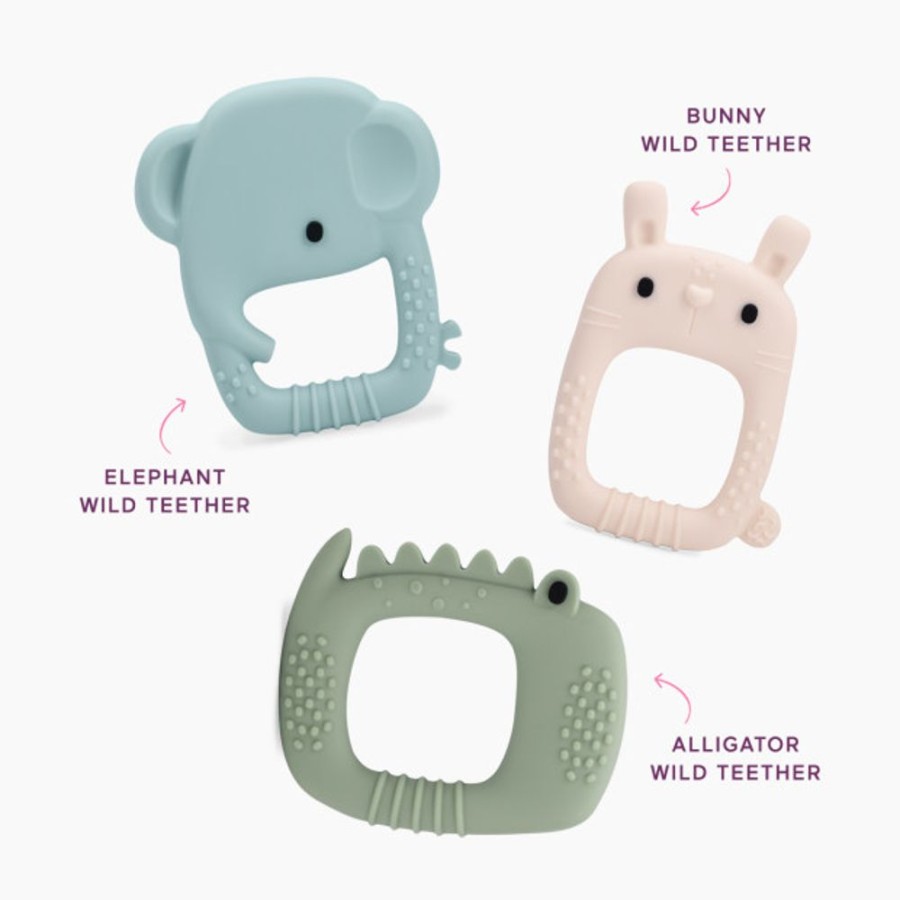 Nursery Loulou Lollipop Teethers & Rattles | Loulou Lollipop Wild Teether Bundle.