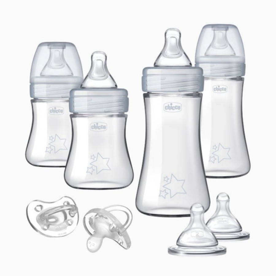 Nursing & Feeding Chicco Bottles | Chicco Duo Newborn Hybrid Baby Bottle Starter Gift Set With Invinci-Glass