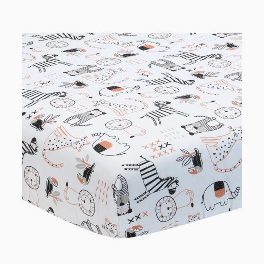 Nursery Lambs & Ivy Nursery Themes | Lambs & Ivy Cotton Fitted Crib Sheet