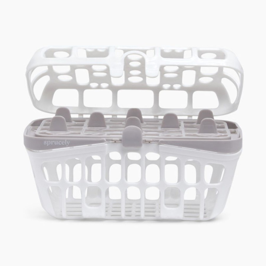 Nursing & Feeding Sprucely Bottle Accessories | Sprucely Dishwasher Basket